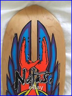 NOS Vintage Santa Cruz SMA Natas Kaupas Crazy Evil Cat skateboard deck