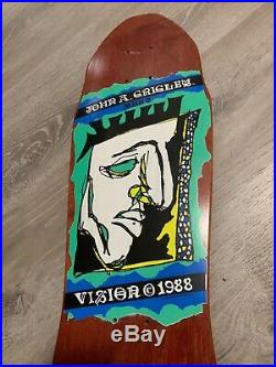NOS Vision John Grigley Dicknose Skateboard Powell Sims Santa Cruz