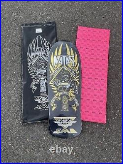 Natas Kaupas Blind Bag Santa Cruz Skateboard Deck GOLD FOIL METALLIC SMA SKATE