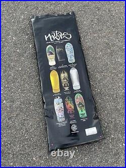 Natas Kaupas Blind Bag Santa Cruz Skateboard Deck GOLD FOIL METALLIC SMA SKATE