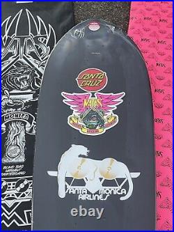 Natas Kaupas Blind Bag Santa Cruz Skateboard Deck GOLD FOIL METALLIC SMA SKATE