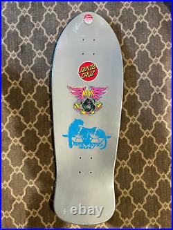 Natas Kaupas Blind Bag Santa Cruz Skateboard Deck Silver Foil Reissue NEW