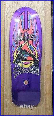 Natas Kaupas Evil Cat Metallic Skateboard Santa Cruz SMA