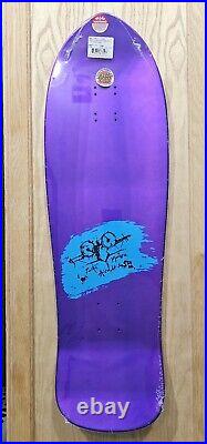 Natas Kaupas Evil Cat Metallic Skateboard Santa Cruz SMA