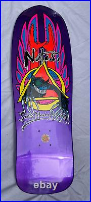 Natas Kaupas Evil Cat Metallic Skateboard Santa Cruz SMA Santa Monica Airlines