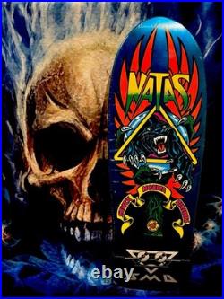 Natas Kaupas SMA Metallic Blue Skateboard Santa Cruz/Powell Peralta/Vision/G&S
