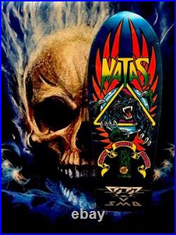 Natas Kaupas SMA Metallic Blue Skateboard Santa Cruz/Powell Peralta/Vision/G&S