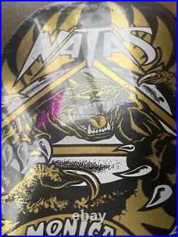 Natas Kaupas Santa Cruz Blind Bag Black & Gold Foil Skateboard 10.5 Deck Sealed