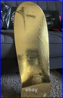 Natas Kaupas Santa Cruz Blind Bag Skateboard Deck Gold Foil Raised Ink SMA Rare