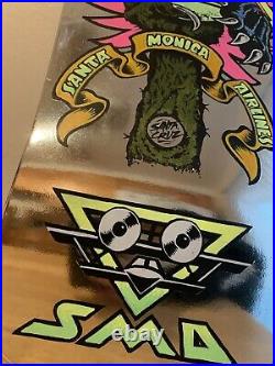 Natas Kaupas Santa Cruz Blind Bag Skateboard Deck Silver Foil Custom