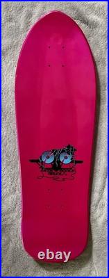 Natas Kaupas Santa Cruz Skateboards SMA reissue- Pink metallic skateboard deck