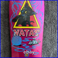 Natas Kaupas Santa Cruz Skateboards Sma reissue pink skateboard deck Natas Kaupas Santa Cruz Skateboards Sma reissue pink skateboard deck