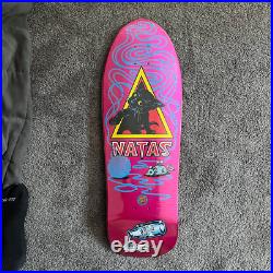 Natas Kaupas Santa Cruz Skateboards Sma reissue pink skateboard deck