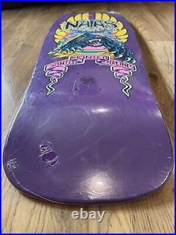 Natas Kaupas Skateboard Santa Cruz Reissue Purple Panther Reissue RARE In Shrink