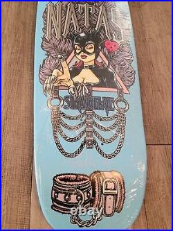 Natas Kaupas Strangelove Skateboard NOS SIGNED by Sean Cliver Santa Cruz 101