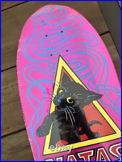 Natas kitten Santa Cruz reissue skateboard deck Santa Monica Airlines