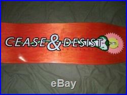 New Cease & Desist Ron Chatman Experience Skateboard Deck ##34/75 C&D Blind