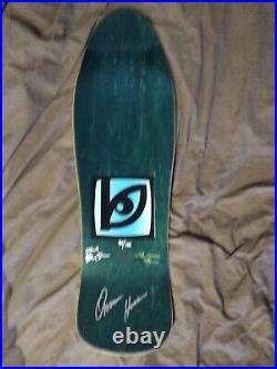 New LTD SIGNED Blockhead Omar Hassan Arabian Nights Skateboard santa cruz vsion