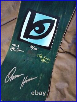 New LTD SIGNED Blockhead Omar Hassan Arabian Nights Skateboard santa cruz vsion