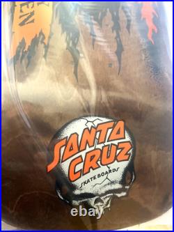 New Santa Cruz Corey O'brien Reaper Skateboard Deck 2024 Reissue Brown Stained