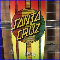 New Santa Cruz Mahaka Rasta Pintail Cruzer Complete Skateboard 39in x 9.58in