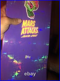 New Santa Cruz Mars Attacks Blind Bag #7 Atomic Illusion Skateboard Deck