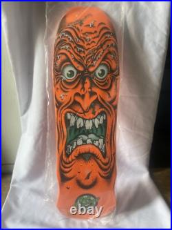 New Santa Cruz Rob Roskopp Orange Face Florian 2023 Reissue Skateboard Deck