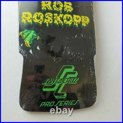 New! Santa Cruz Rob Roskopp Target 2 Reissue Old School Skateboard Deck Black