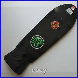 New! Santa Cruz Rob Roskopp Target 2 Reissue Old School Skateboard Deck Black