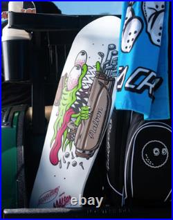 New Santa Cruz Skateboard Deck Meek Slasher X Malbon Golf Limited Edition