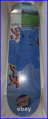 New Santa Cruz Skateboard X POKEMON Wartortle Deck LIMITED EDITION 8.0