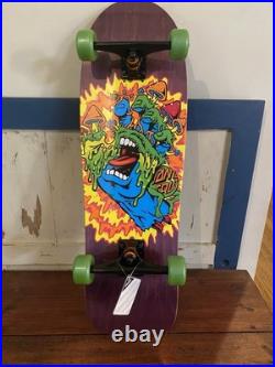 New Santa Cruz Toxic Hand Cruiser Shaped Skateboard 9.7 In x 31.7 In