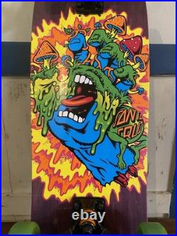 New Santa Cruz Toxic Hand Cruiser Shaped Skateboard 9.7 In x 31.7 In