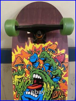 New Santa Cruz Toxic Hand Cruiser Shaped Skateboard 9.7 In x 31.7 In