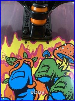 New Santa Cruz Toxic Hand Cruiser Shaped Skateboard 9.7 In x 31.7 In Krux Trucks