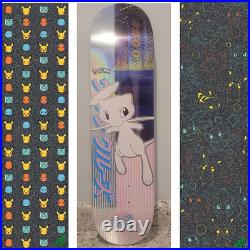 New Santa Cruz x Pokémon Mew Limited Edition 8 Skateboard Deck with Mob Grip