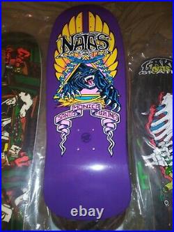 New Sma Santa Cruz Natas Kaupas Panther Skateboard Deck Purple Dip Santa Monica