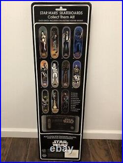 New Star Wars Santa Cruz Collectible Skateboard Deck Obi-Wan Kenobi Rare