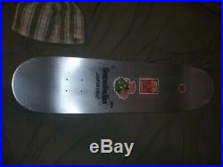 New in shrink Santa Cruz Garbage Pail Kids Adam Bomb prismatic Skateboard Deck