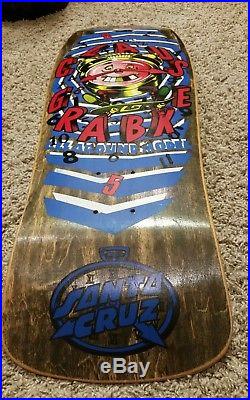 Nos 1990 Claus Grabke All Around Santa Cruz Vintage Skateboard