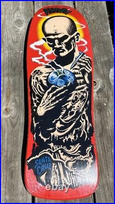 Nos 30 Years Screened Rare SANTA CRUZ JEFF KENDALL ATOMIC MAN SKATEBOARD DECK