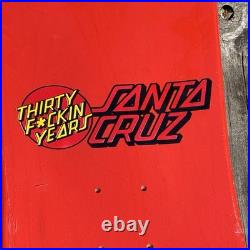 Nos 30 Years Screened Rare SANTA CRUZ JEFF KENDALL ATOMIC MAN SKATEBOARD DECK