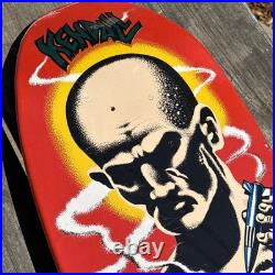 Nos 30 Years Screened Rare SANTA CRUZ JEFF KENDALL ATOMIC MAN SKATEBOARD DECK