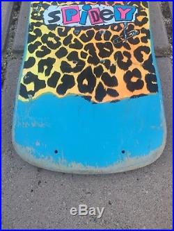 OG Santa Cruz Spidey Vintage Skateboard