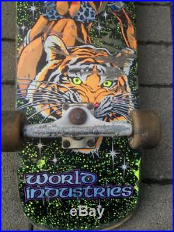 OG World Industries Randy Colvin Safari Skateboard Blind Gonz Natas Santa Cruz