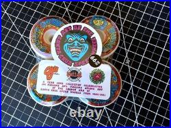 OVERSIZE ART Santa Cruz BULLET 66 Wheels Speedwheels 66mm 95a Reissue SKATEBOARD