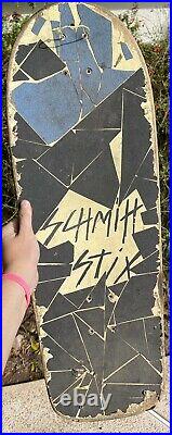 Old School Vintage Schmitt Stix Monty Nolder Skateboard Rare Hosoi Santa Cruz