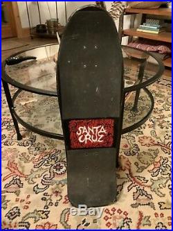 Original 1980s Tom Knox Santa Cruz Skateboard Deck