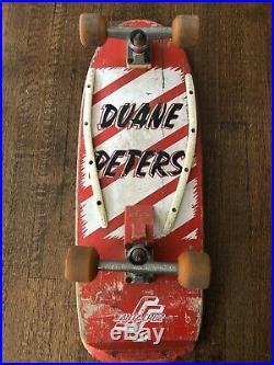 Original 1985 Santa Cruz Duane Peters Rare Skateboard