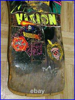 Original 1987 Vision Skateboard Deck Psycho Stick Totally Nuts Powell Santa Cruz